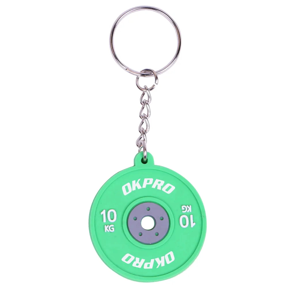 Gym Sports Gifts Dumbbell Keychain Fitness Bodybuilding Keychain Souvenir