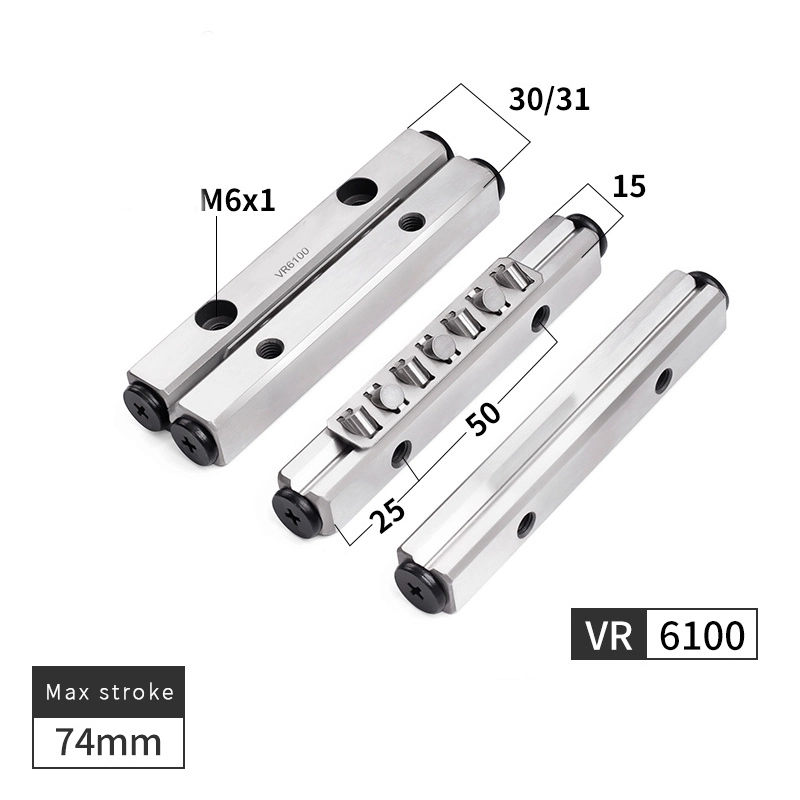 Vr6-100/150/200 Cross Rail du rouleau de micro-rail fabriqué en Chine