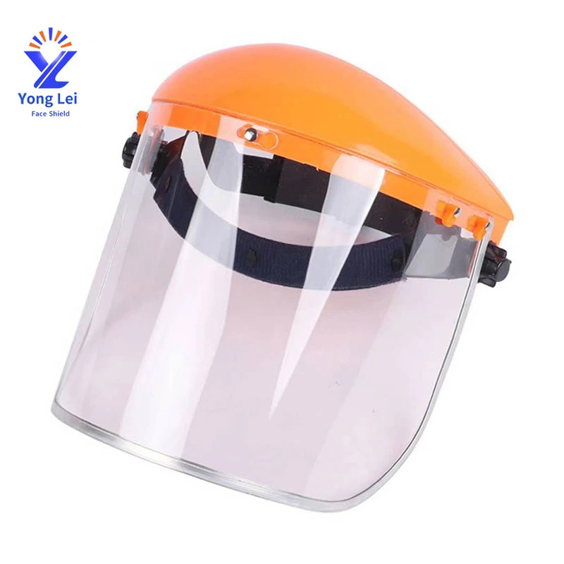 Anti-Splash Half Safety Helmet with Visor Anti-Fog Welding Surface Screen Clear Face Shield