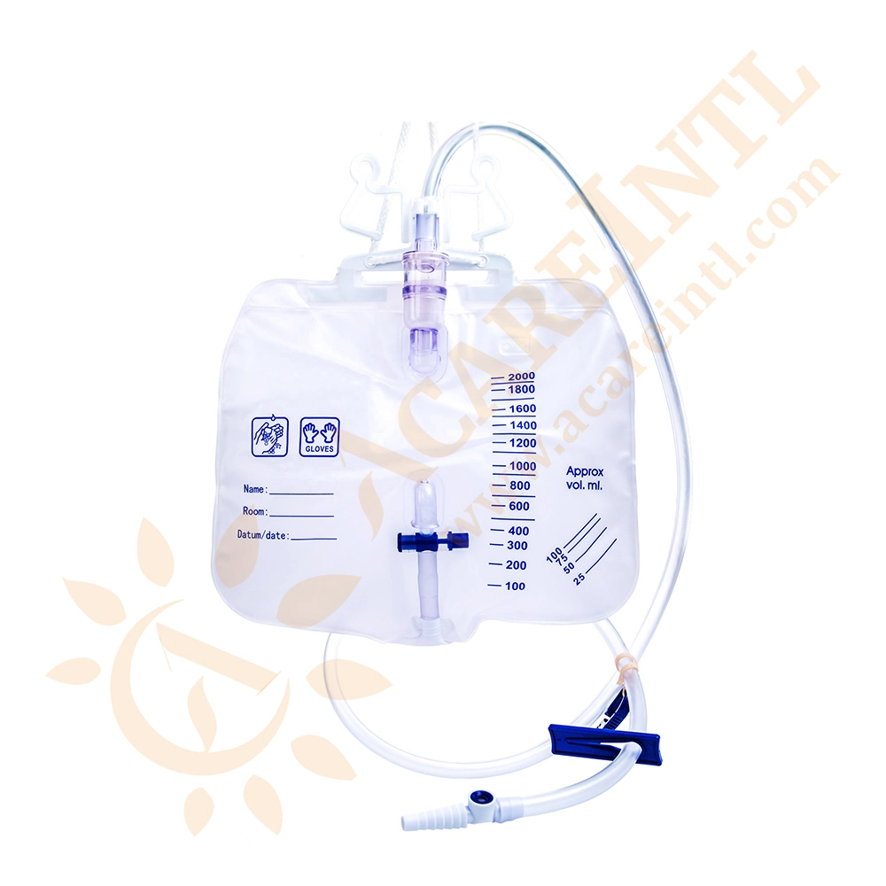 CE Certificated Disposable Medical Urine Drainage Bag 350/750/1000/2000ml