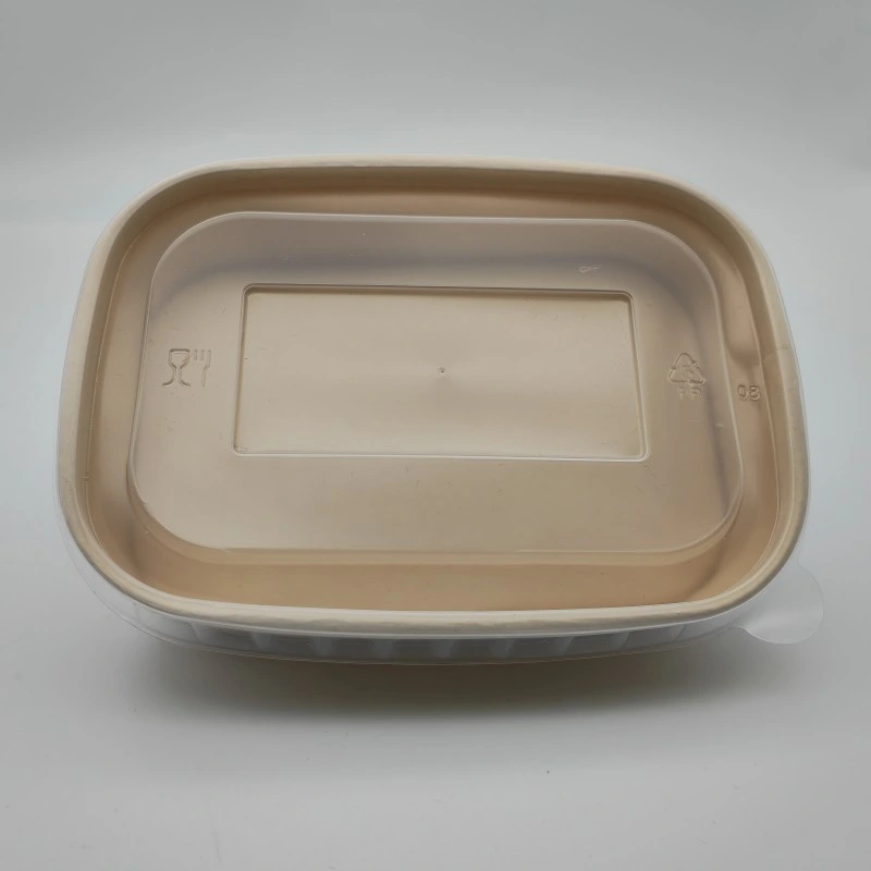 1000ml Rectangular Paper Box Disposable Kraft Paper Bowl