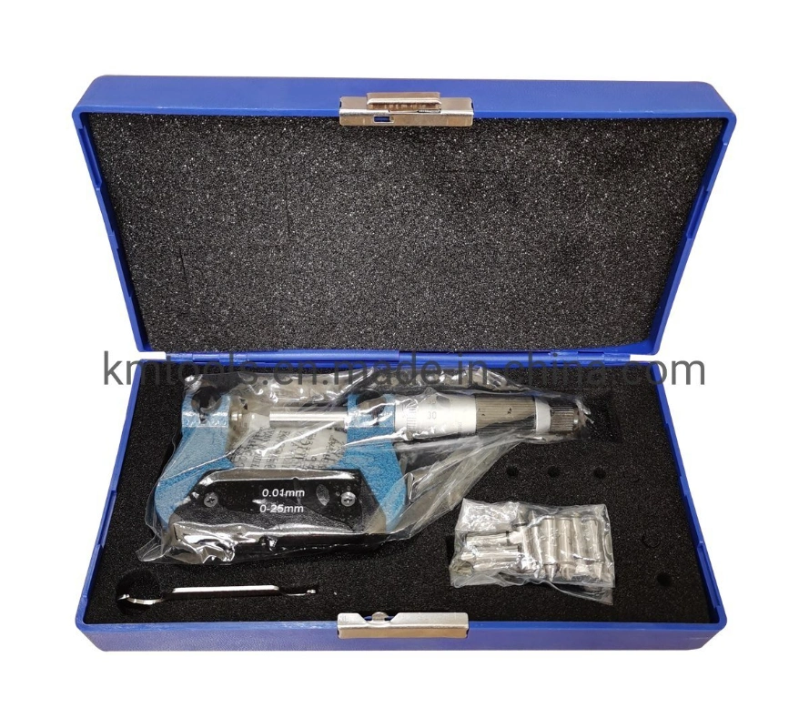 Hot Sale 0-25mm Screw Thread Micrometer High quality/High cost performance  Measuring Tools