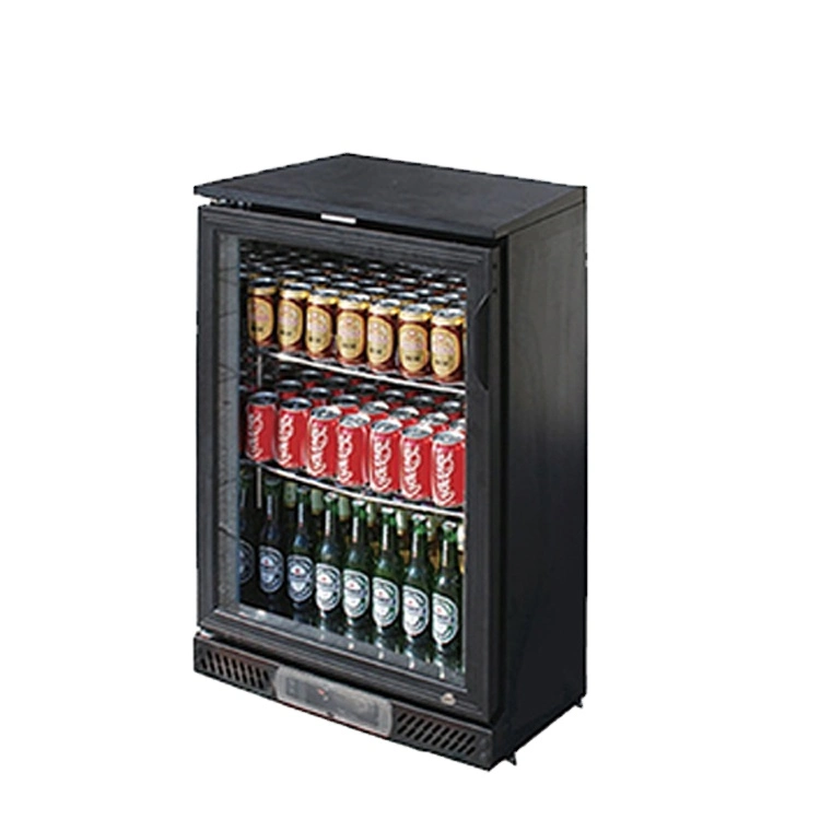 Cool Design Double-Layer Hollow Tempered Glass Whole Machine Refrigerator Beverage Display Refrigerator Freezer