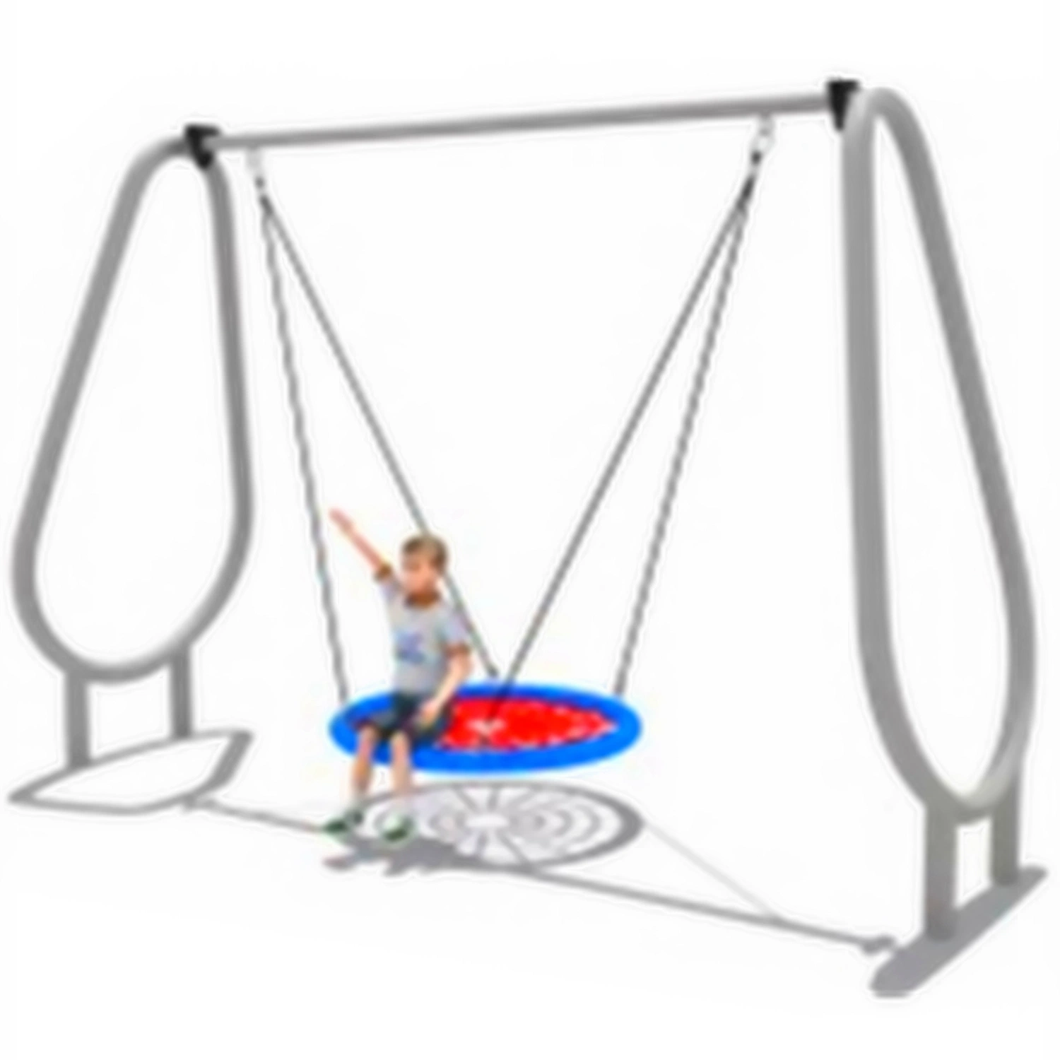 Community Outdoor Playground Kids Hanging Chair Swing Set