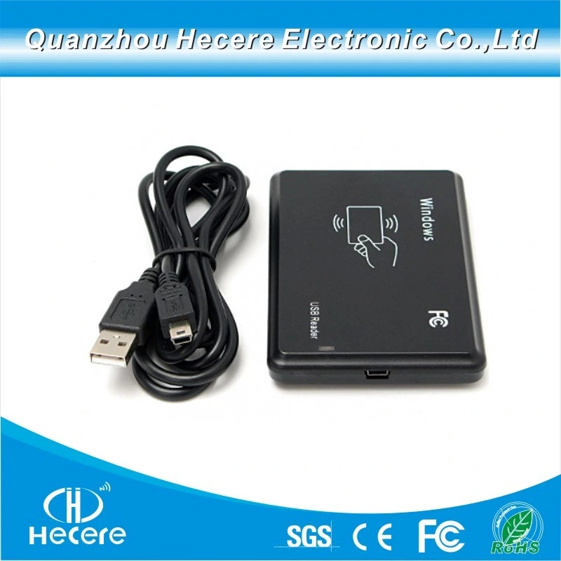 Factory Supply ISO15693 International Standard Protocols 13.56MHz a Desktop Universal Mf Card Reader