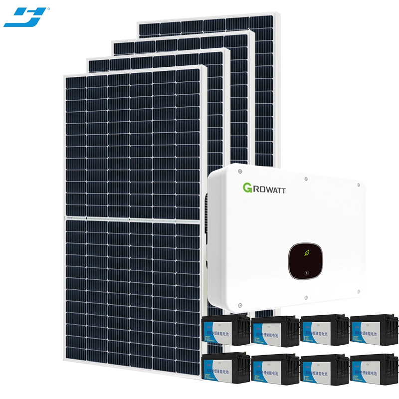 5kw on Grid PV Home Light Solar Energy Panel System 10kw 20kw with Portable Power Supply Kits Module Cell Inverter