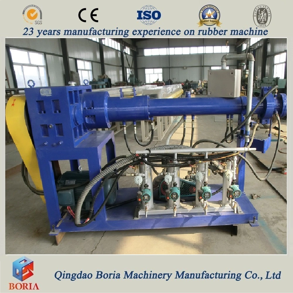 Pin Barrel Cold Feed Rubber Extruder Rubber Extrusion Line Extruding Machine