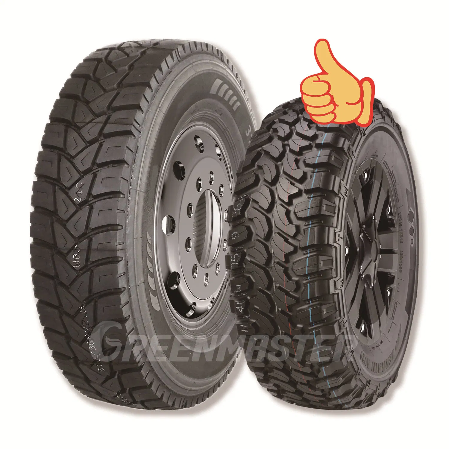 China Factory Wholesale Passenger Car PCR Tyre, 4WD Offroad SUV 4X4 at/Mt Mud Tyres, All Steel Radial Light Heavy Truck TBR Tires, Bus/Trailer OTR Wheel & Tire
