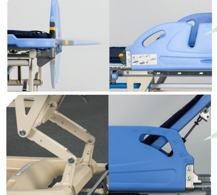 Baixo preço dobrado Mecan Bed ambulância de emergência Hospital Electric Stretcher Macas com CE