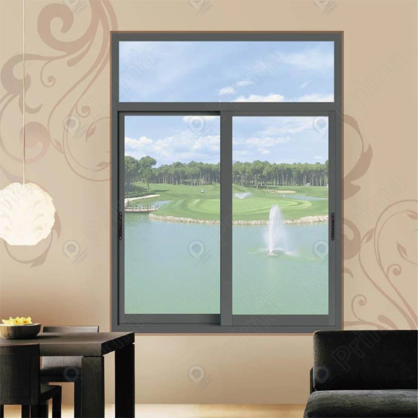 Double Glaze Bifold Sliding Windows Aluminum Window Frame with Rubber Seal for Sale