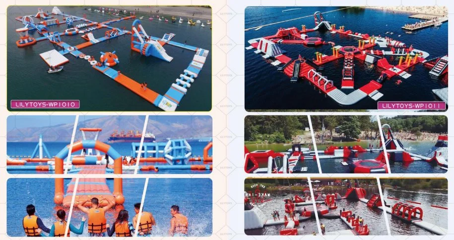 TUV Customized Inflatable Floating Water Park Aqua Park