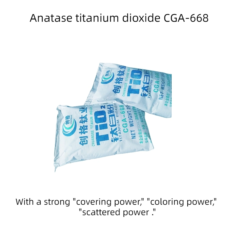 Durability and Whitening of Cga-668 Reinforced by Anatase Titanium Dioxide