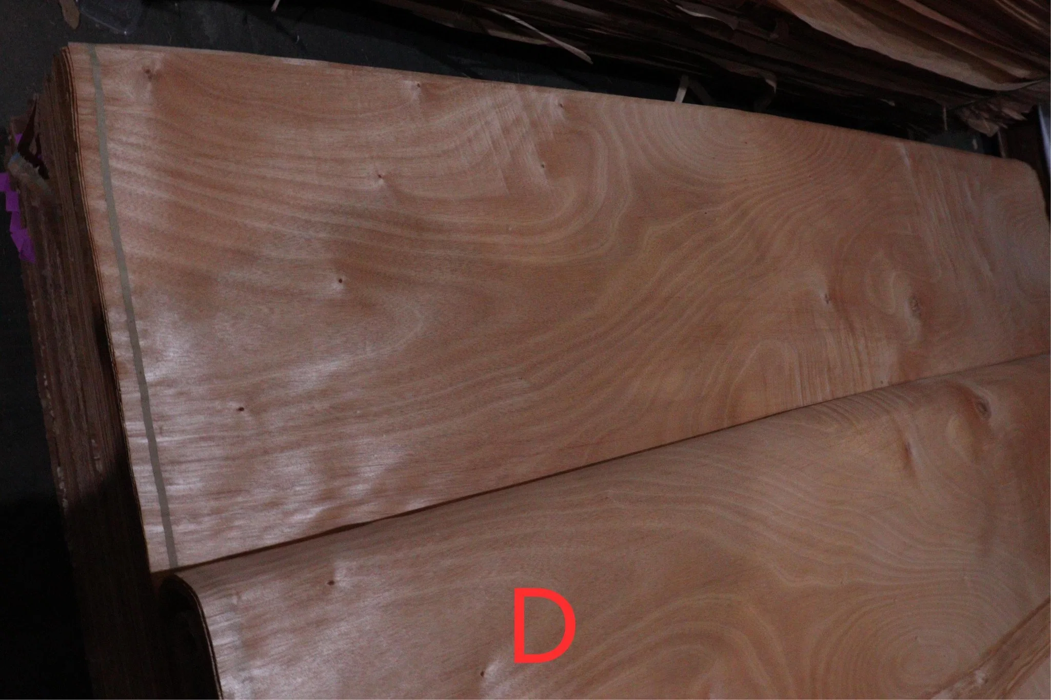 0.25mm 0.5mm Gabon Placage de bois /Gabon Okoume Wood Venneer