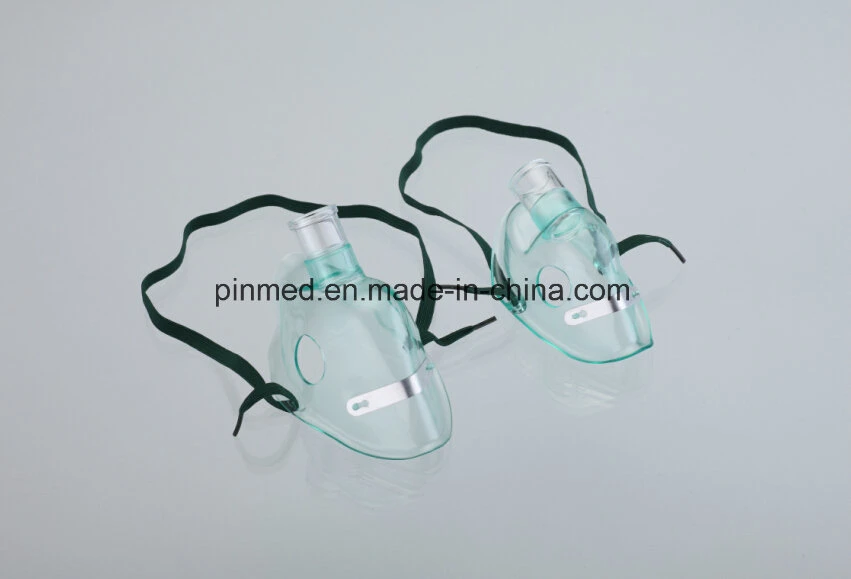Medical Grade PVC Simple Factory Disposable Medical Oxygen Mask with CE