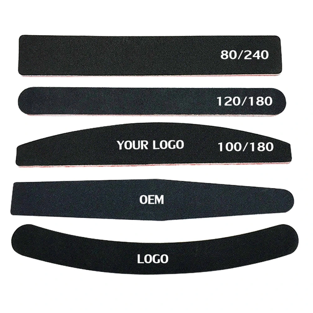 Simple 100/180 Double Sides Emery Board File Manufacturer Customized Nail File