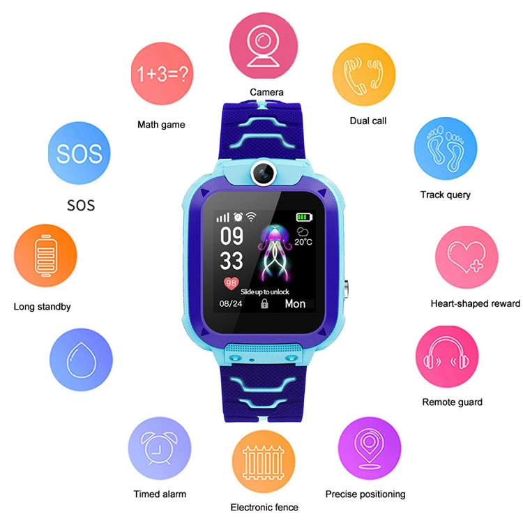Preço promocional barato Criança estudantes Smart Watch com aplicação Cliente
