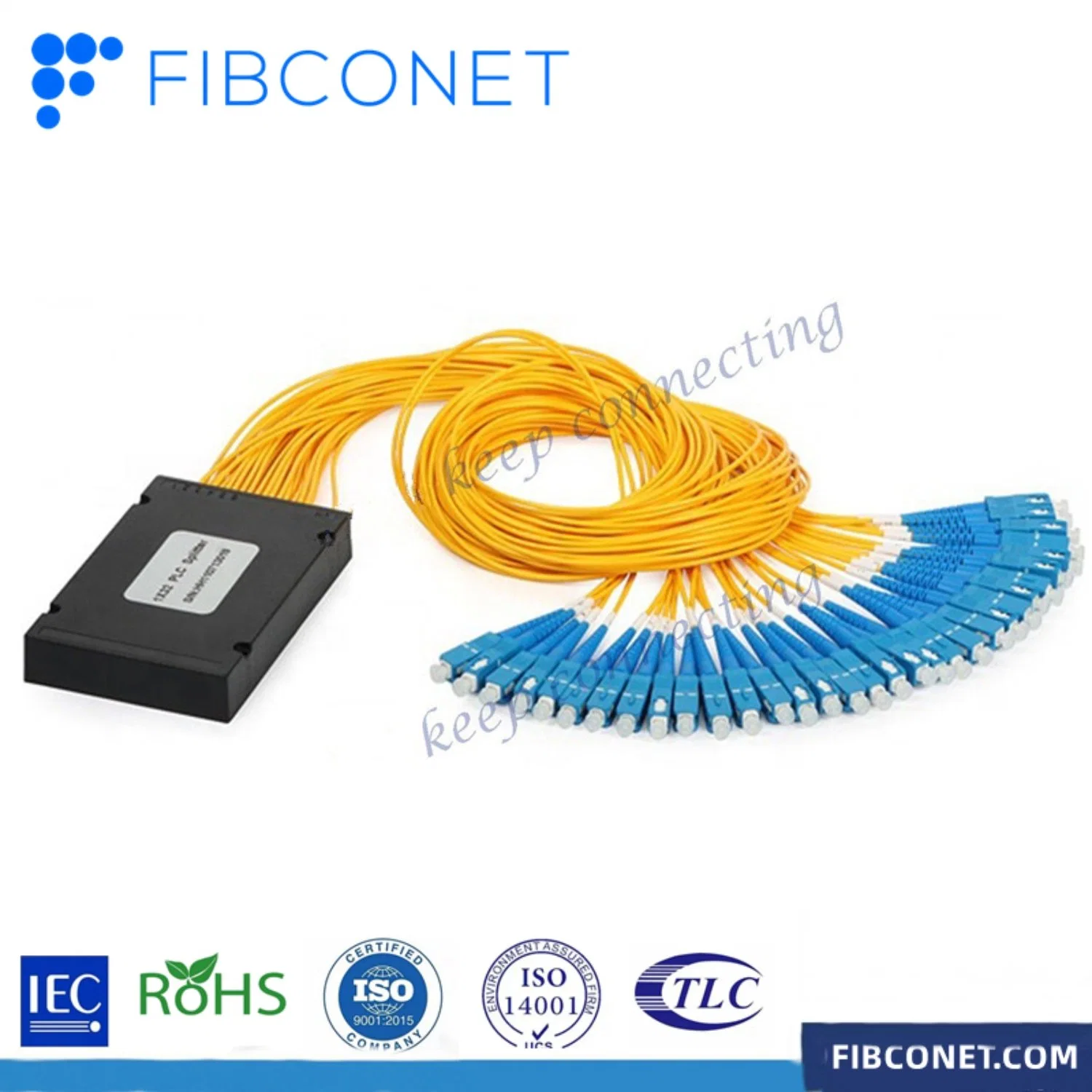 FTTH Sc/FC/St Fiber Optic ABS Box PLC Splitter