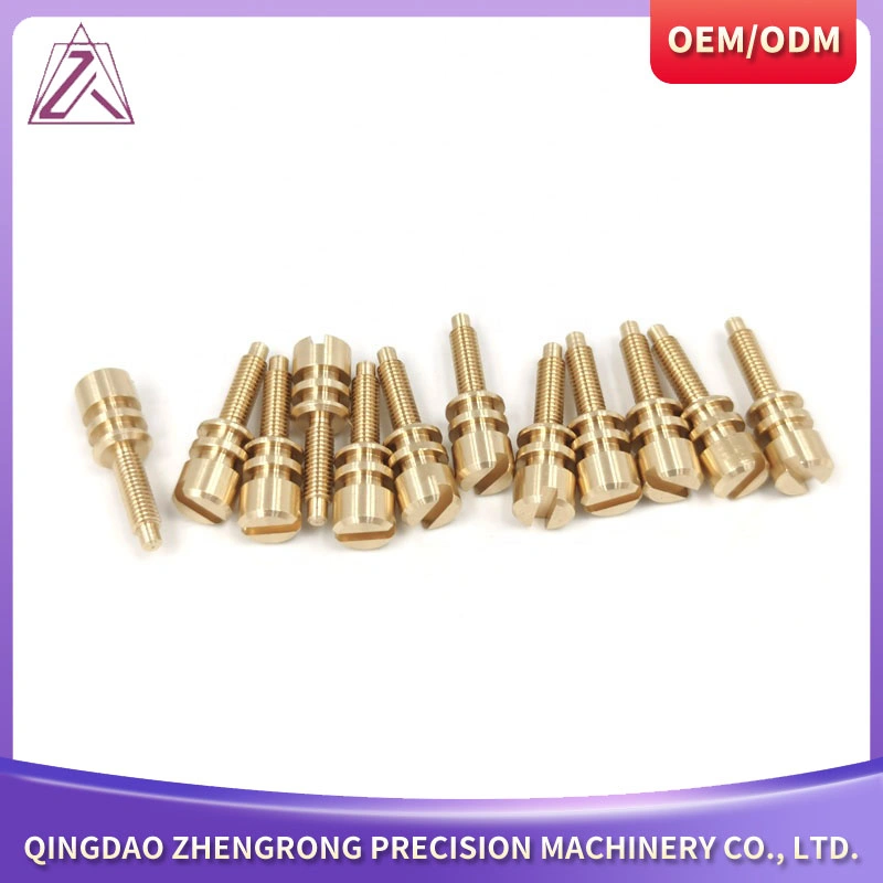 Custom Auto Brass Copper Stainless Steel Aluminum Plastic Precision Lathe/Turning/Milling/Drilling Spare Parts CNC Machining Metal Parts Brass Parts