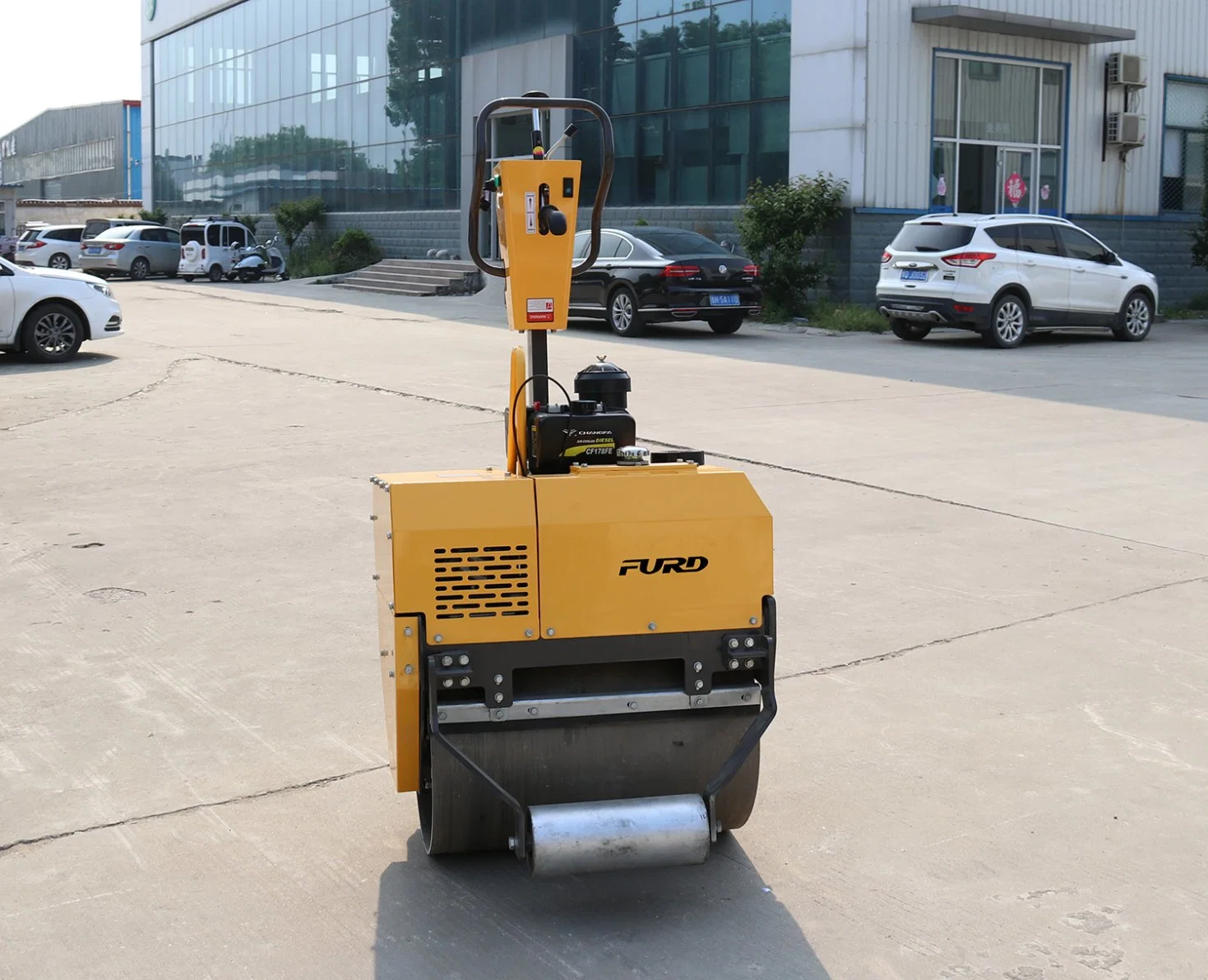 Fyl-750 Manual Roller Small Roller Single Drum Vibratory Roller