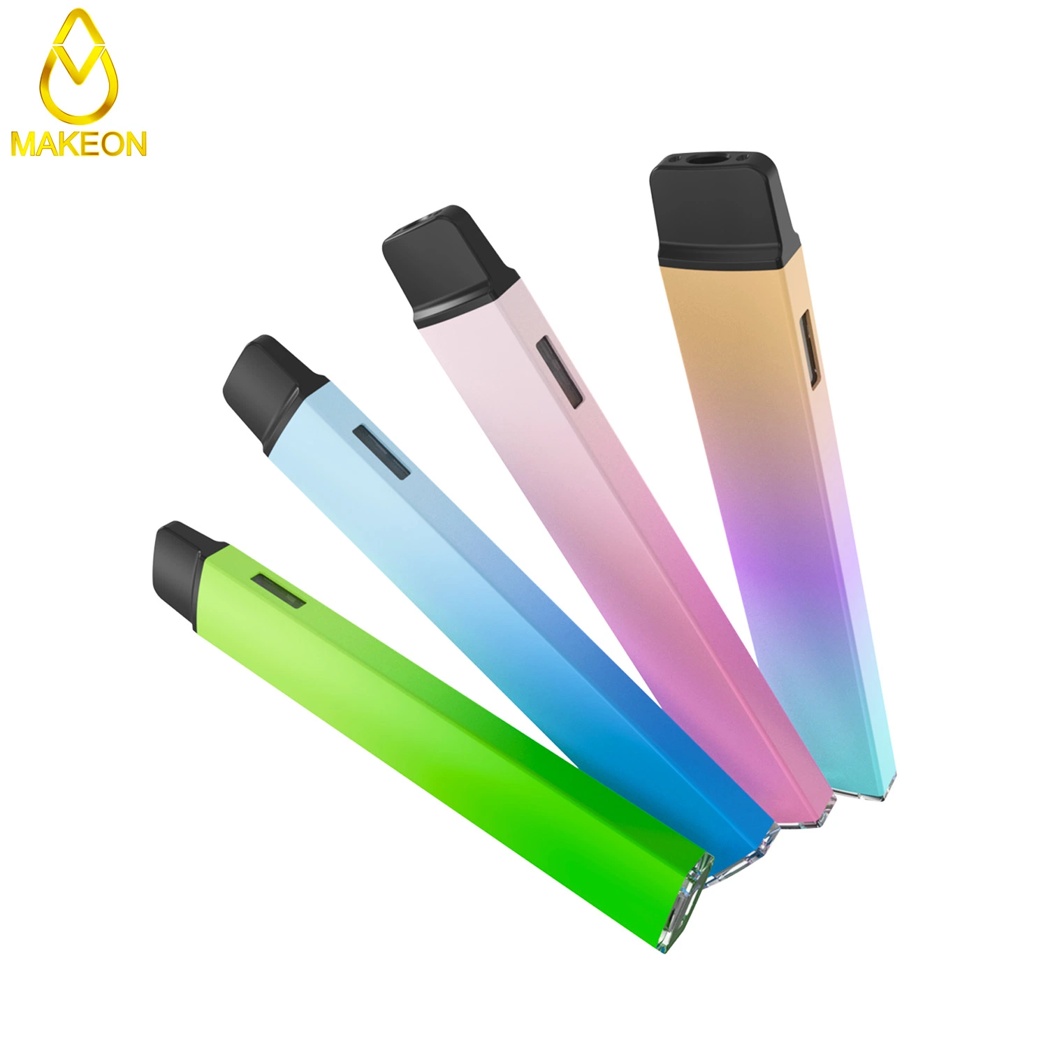 Makeon D9 vide 0,5ml réservoir huile épaisse Pope jetable Mini-carte style stylo avec emballage OEM pour batterie rechargeable