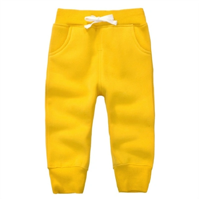Winter Warm Velvet Sweatpants Babies Boys Girls Casual Sport Pants Jogging Kids Children Trousers