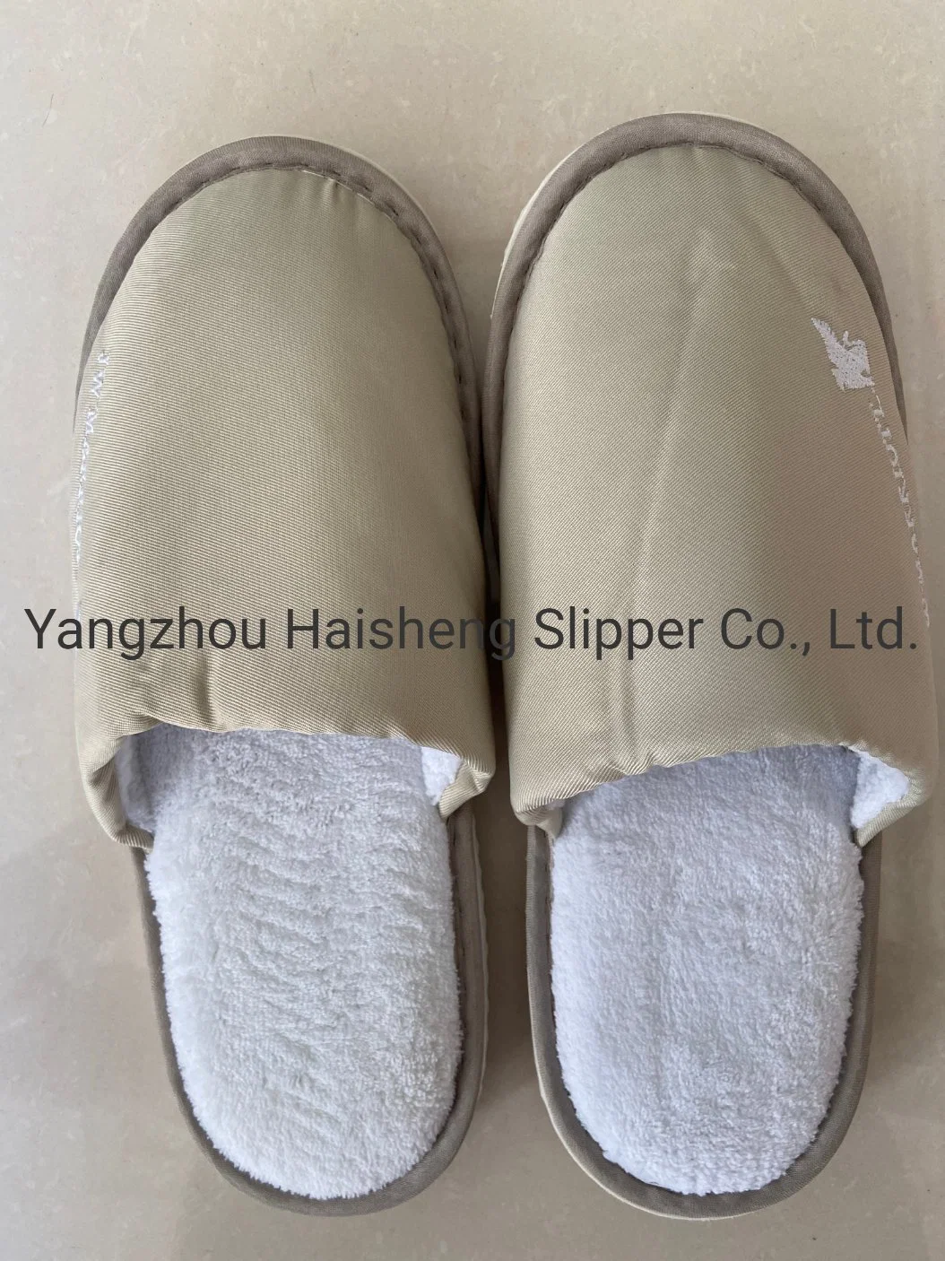 CE Certified Credit Insurance 3-5 Stars Hotel Slipper, 5 Star White Hotel Slippers, Amenities Hotel Slippers