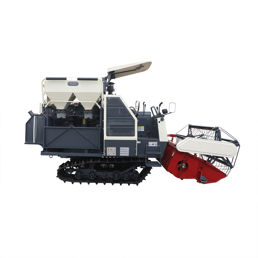 Self-Propelled Full Feed Rubber Track Combine Harvester 4lz-4.0e