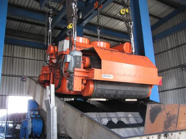 China Supplier Belt Magnetic Separator	for Removing Iron Scrap