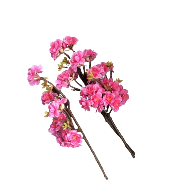 40cm Real Touch Artificial Home Decorative Flowers Cherry Blossom Branches Wholesale