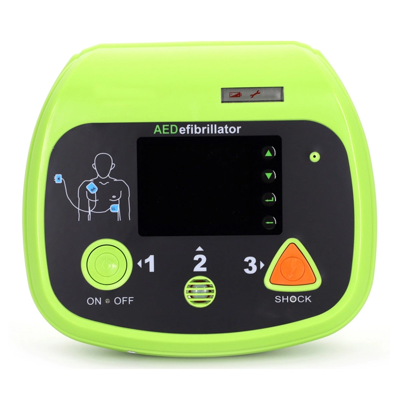 Mecan Portable Automated External Defibrillation Home Cardiac Defibrillator with CE Low Price