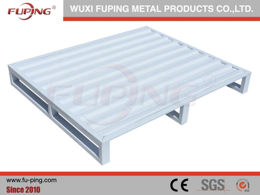 Low Price Warehouse Storage Logistics Turnover Powder Coated Iron Steel Pallet