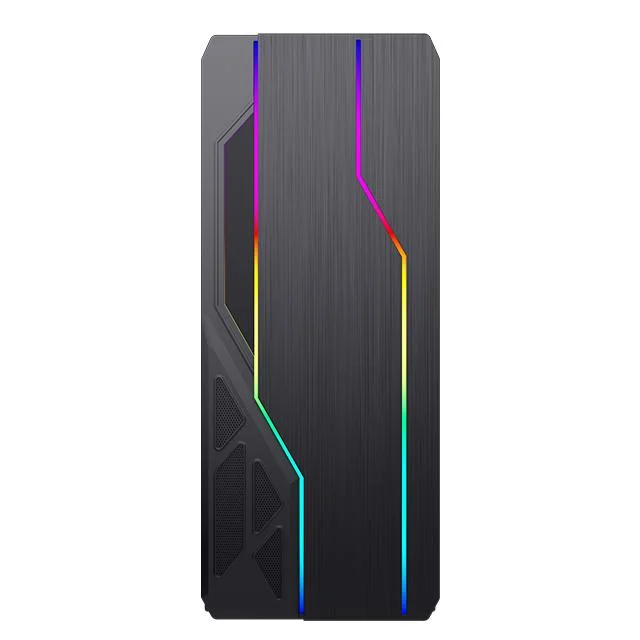 RGB Itx/Matx/ATX Gaming PC Case Front Panel Two RGB Strip Side Tempered Glass