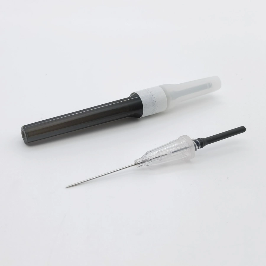 Flash Back Type Black 22g Blood Collection Needle