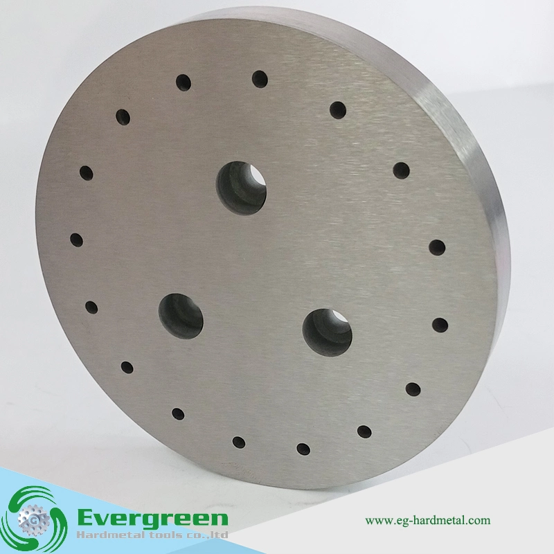 Tungsten Carbide Round Flat with Holes for Punching