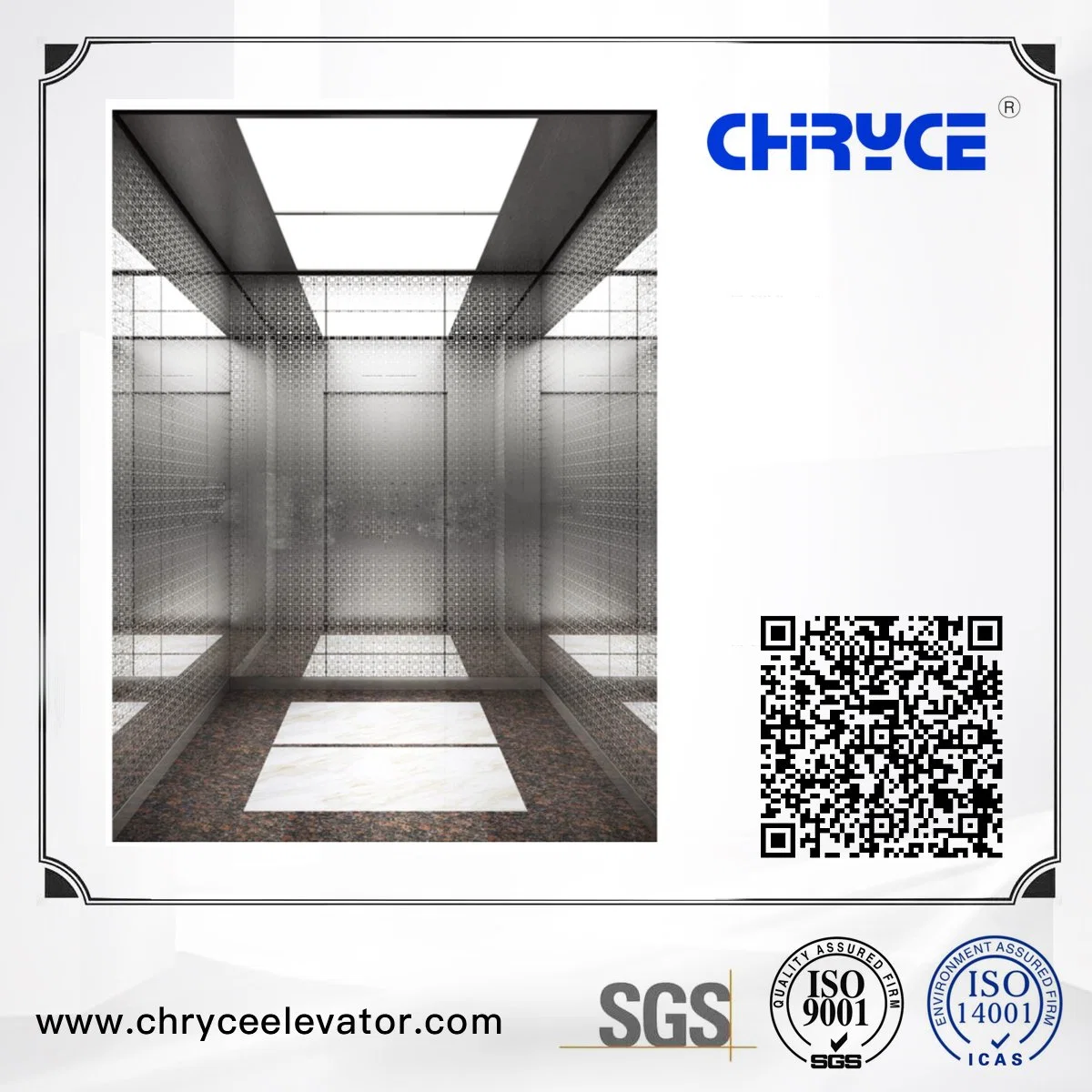 800kg 10 Persons Personalization Design Passenger Elevator for Construction Building