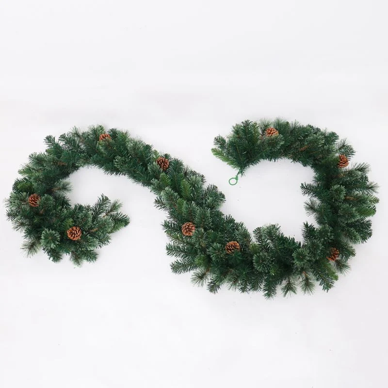 270cm Cheap Green PVC Garland Christmas Decorations