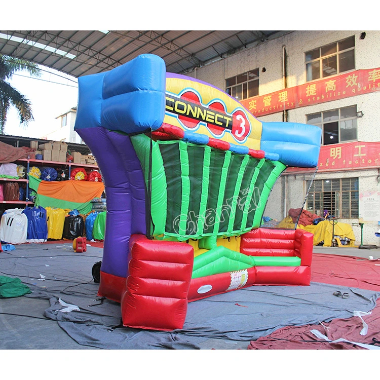 Hot Sale Custom Connect 3 Inflatable Basketball Sport Game