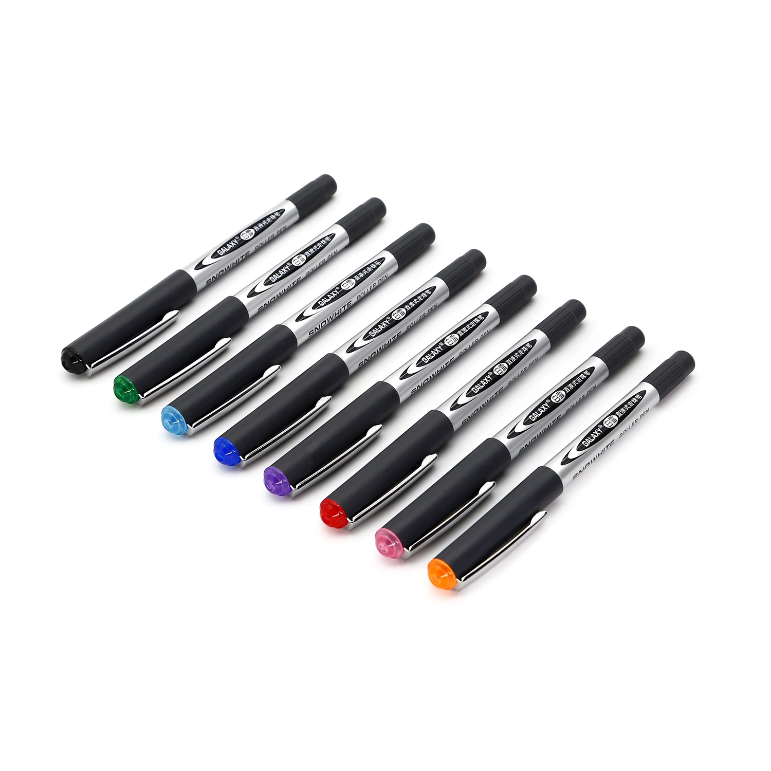 Office Supply Cassical Design Metal Clip Smooth Ink Roller Ball Pen