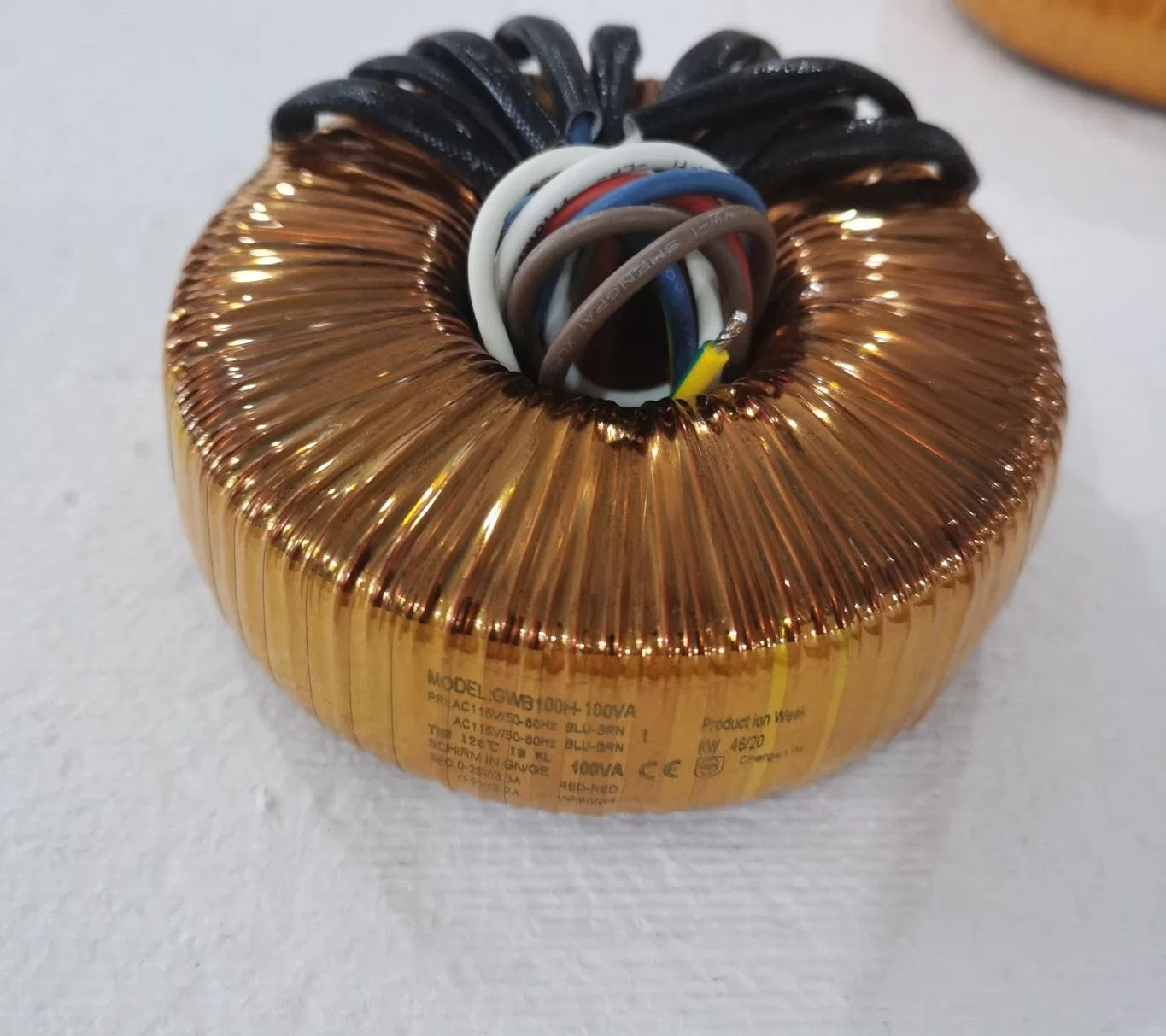 Single Phase Transformer Voltage Power Toroidal Transformer with CB IEC