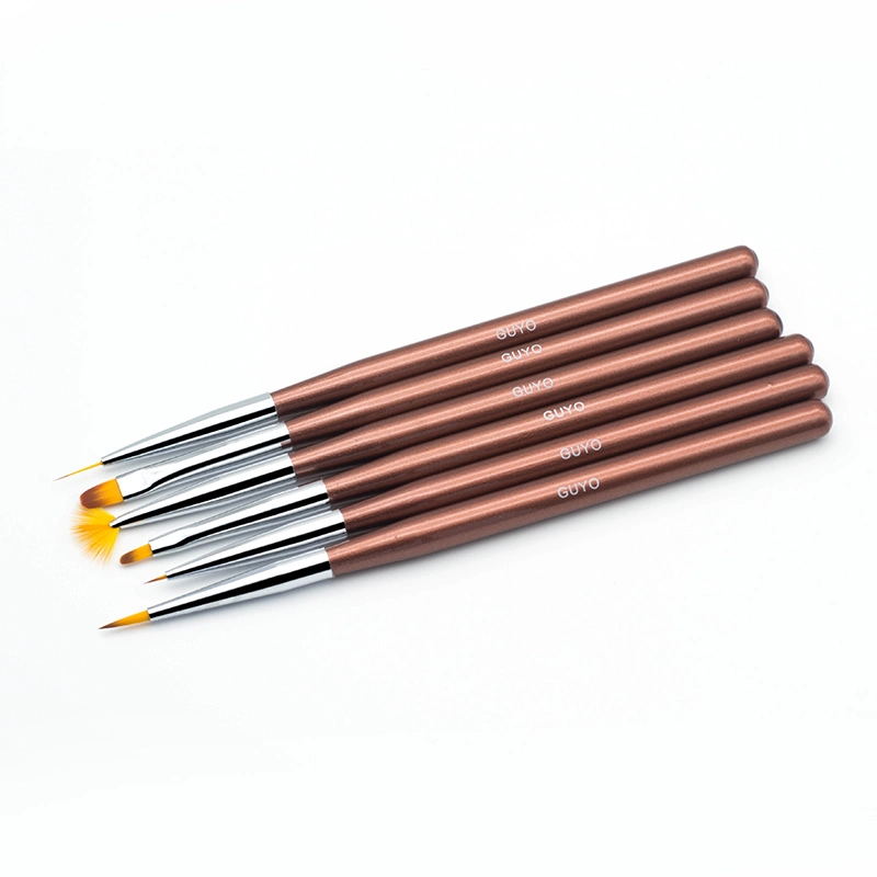 Nylon Hair 6PCS Nail Art Brush Set