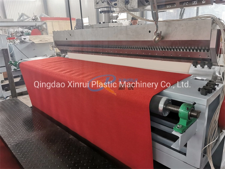 Floor Door Mat Artificial Grass Back PVC TPR TPE Carpet Coating Backing Making Machine