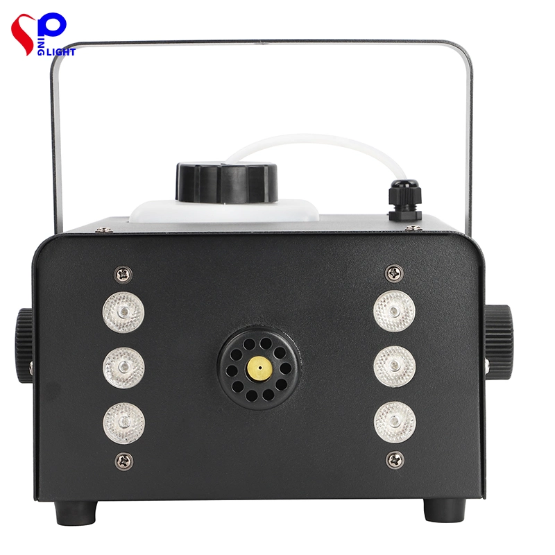 6PCS LED RGB Lighting Fog Machine Stage Light LED Disco Light for Wedding Smoke Machine