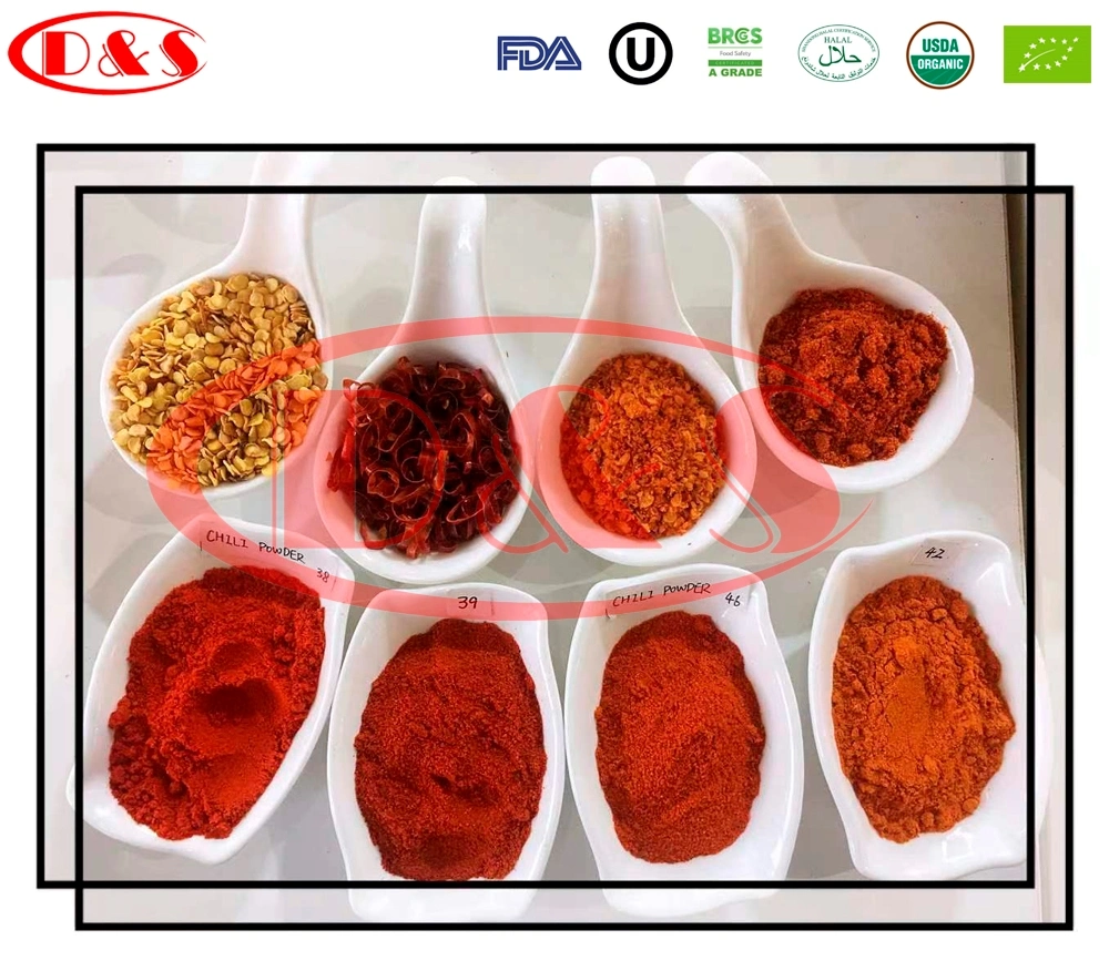 Suministro de fábrica de polvo de Chile rojo Paprika dulce sin colorantes