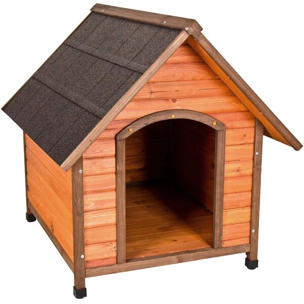 Bohn Hut Shaped Wooden Pet Dog House 0218