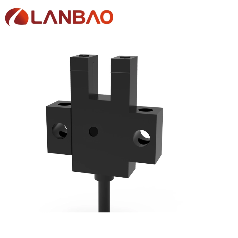 LANBAO 5mm de distancia del sensor de ranura Mini a través del Sensor fotoeléctrico haz PU05s 5-24VDC