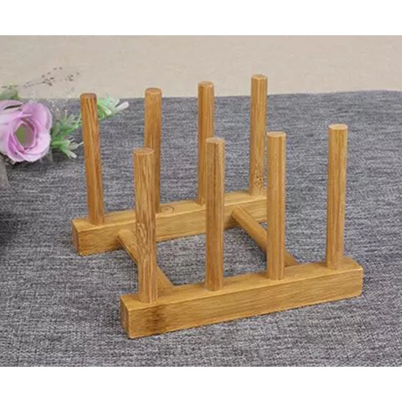 Wooden Kitchen Wooden Shelf Display Rack Wooden Bowl Rack Wooden Drain Rack