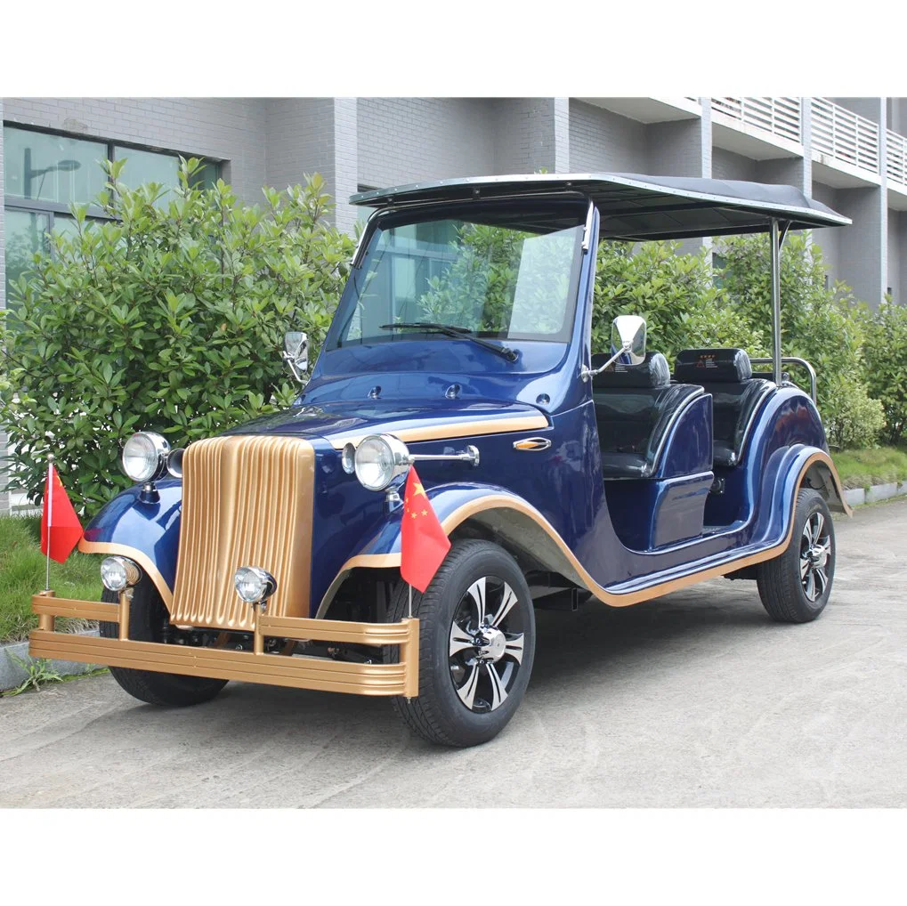 New 8 Seats Original Factory Custom Electric Sightseeing Electric Classic Car Amusement Park Sightseeing Car