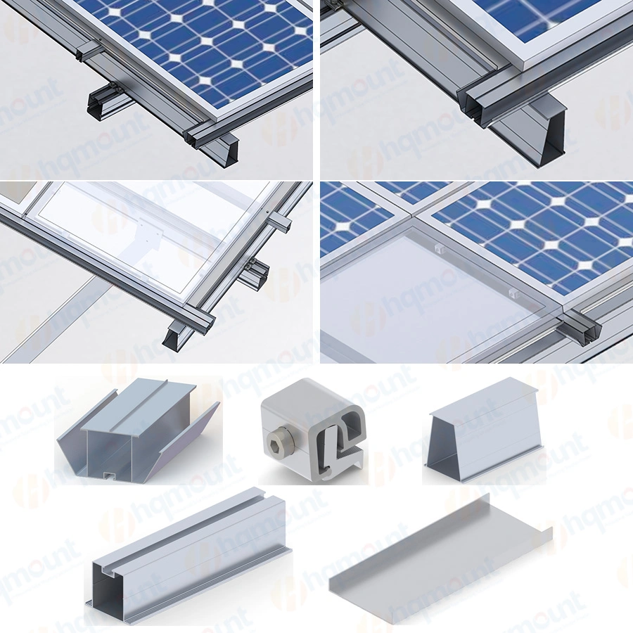 OEM Popular Design Steel Structure Solar Carport Mounting Structure