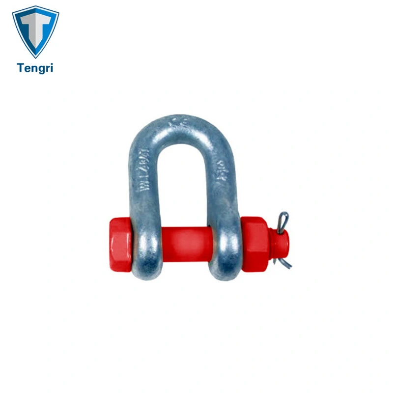 Hot Dipped Galvanizing Us G2150 D Shackle with Safety Pin