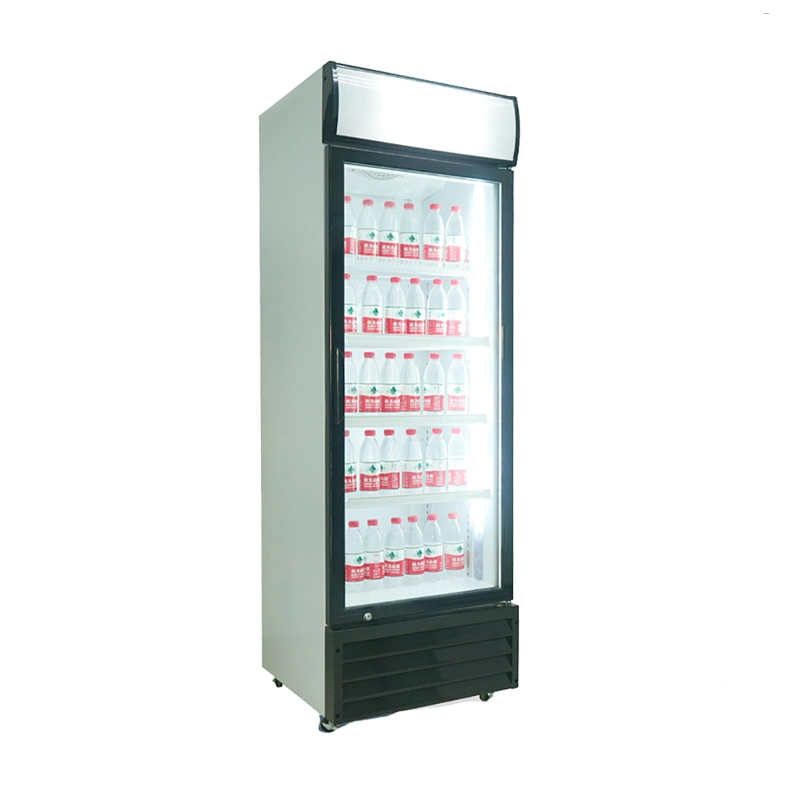 Duas de alta qualidade Melhor Preço 1 portas de vidro frigorífico congelador Vertical